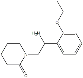 1-[2-amino-2-(2-ethoxyphenyl)ethyl]piperidin-2-one Struktur