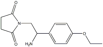 1-[2-amino-2-(4-ethoxyphenyl)ethyl]pyrrolidine-2,5-dione Struktur