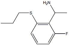 1-[2-fluoro-6-(propylsulfanyl)phenyl]ethan-1-amine Struktur