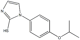 1-[4-(propan-2-yloxy)phenyl]-1H-imidazole-2-thiol Struktur