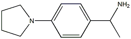 1-[4-(pyrrolidin-1-yl)phenyl]ethan-1-amine Struktur