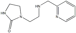 1-{2-[(pyridin-2-ylmethyl)amino]ethyl}imidazolidin-2-one Struktur