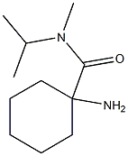 1-amino-N-isopropyl-N-methylcyclohexanecarboxamide Struktur