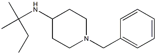 1-benzyl-N-(2-methylbutan-2-yl)piperidin-4-amine Struktur