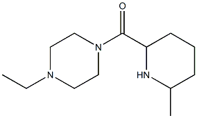 1-ethyl-4-[(6-methylpiperidin-2-yl)carbonyl]piperazine Struktur