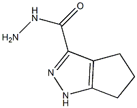 1H,4H,5H,6H-cyclopenta[c]pyrazole-3-carbohydrazide Struktur