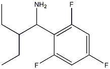 2-(1-amino-2-ethylbutyl)-1,3,5-trifluorobenzene Struktur