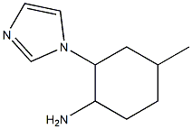 2-(1H-imidazol-1-yl)-4-methylcyclohexanamine Struktur