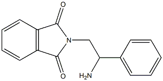 2-(2-amino-2-phenylethyl)-2,3-dihydro-1H-isoindole-1,3-dione Struktur