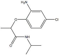 2-(2-amino-4-chlorophenoxy)-N-(propan-2-yl)propanamide Struktur