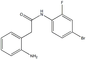 2-(2-aminophenyl)-N-(4-bromo-2-fluorophenyl)acetamide Struktur