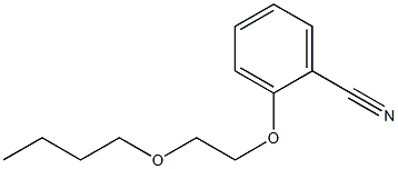 2-(2-butoxyethoxy)benzonitrile Struktur