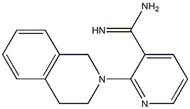 2-(3,4-dihydroisoquinolin-2(1H)-yl)pyridine-3-carboximidamide Struktur