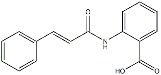 2-(3-phenylprop-2-enamido)benzoic acid Struktur