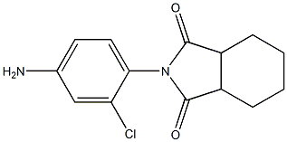 2-(4-amino-2-chlorophenyl)hexahydro-1H-isoindole-1,3(2H)-dione Struktur