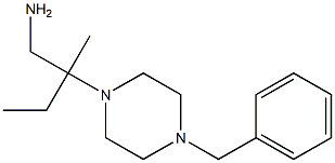 2-(4-benzylpiperazin-1-yl)-2-methylbutan-1-amine Struktur