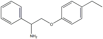 2-(4-ethylphenoxy)-1-phenylethanamine Struktur