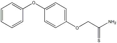 2-(4-phenoxyphenoxy)ethanethioamide Struktur