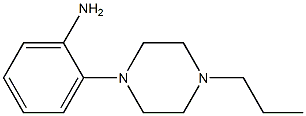 2-(4-propylpiperazin-1-yl)aniline Struktur