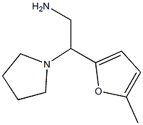 2-(5-methyl-2-furyl)-2-pyrrolidin-1-ylethanamine Struktur