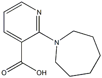 2-(azepan-1-yl)pyridine-3-carboxylic acid Struktur