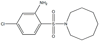 2-(azocane-1-sulfonyl)-5-chloroaniline Struktur