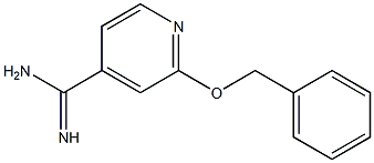 2-(benzyloxy)pyridine-4-carboximidamide Struktur