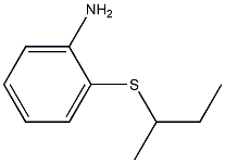 2-(butan-2-ylsulfanyl)aniline Struktur