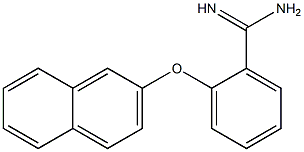 2-(naphthalen-2-yloxy)benzene-1-carboximidamide Struktur