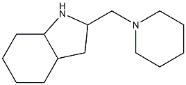 2-(piperidin-1-ylmethyl)-octahydro-1H-indole Struktur