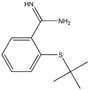 2-(tert-butylsulfanyl)benzene-1-carboximidamide Struktur