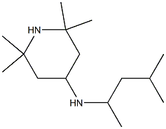 2,2,6,6-tetramethyl-N-(4-methylpentan-2-yl)piperidin-4-amine Struktur