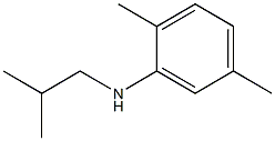 2,5-dimethyl-N-(2-methylpropyl)aniline Struktur