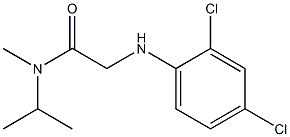 2-[(2,4-dichlorophenyl)amino]-N-methyl-N-(propan-2-yl)acetamide Struktur