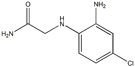 2-[(2-amino-4-chlorophenyl)amino]acetamide Struktur