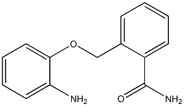 2-[(2-aminophenoxy)methyl]benzamide Struktur