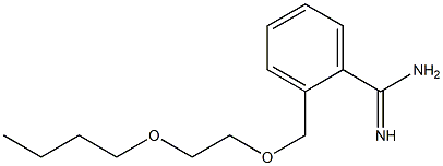 2-[(2-butoxyethoxy)methyl]benzene-1-carboximidamide Struktur