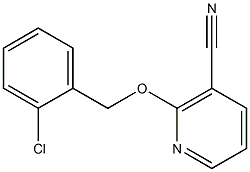 2-[(2-chlorobenzyl)oxy]nicotinonitrile Struktur