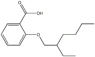 2-[(2-ethylhexyl)oxy]benzoic acid Struktur