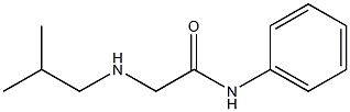 2-[(2-methylpropyl)amino]-N-phenylacetamide Struktur