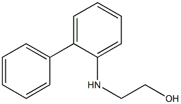 2-[(2-phenylphenyl)amino]ethan-1-ol Struktur