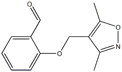 2-[(3,5-dimethyl-1,2-oxazol-4-yl)methoxy]benzaldehyde Struktur