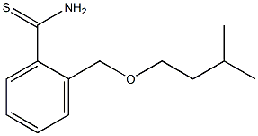 2-[(3-methylbutoxy)methyl]benzenecarbothioamide Struktur