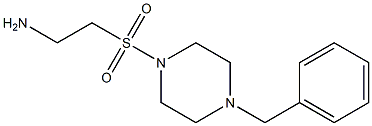 2-[(4-benzylpiperazine-1-)sulfonyl]ethan-1-amine Struktur