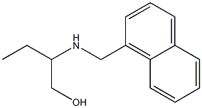 2-[(naphthalen-1-ylmethyl)amino]butan-1-ol Struktur