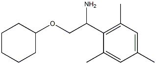 2-[1-amino-2-(cyclohexyloxy)ethyl]-1,3,5-trimethylbenzene Struktur