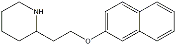 2-[2-(naphthalen-2-yloxy)ethyl]piperidine Struktur