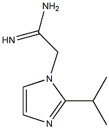 2-[2-(propan-2-yl)-1H-imidazol-1-yl]ethanimidamide Struktur