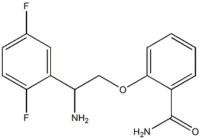 2-[2-amino-2-(2,5-difluorophenyl)ethoxy]benzamide Struktur