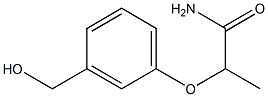 2-[3-(hydroxymethyl)phenoxy]propanamide Struktur